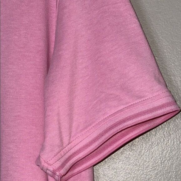 Light Pink Polo Shirt with Classic Collar and Short Sleeves - Picture 8 of 13